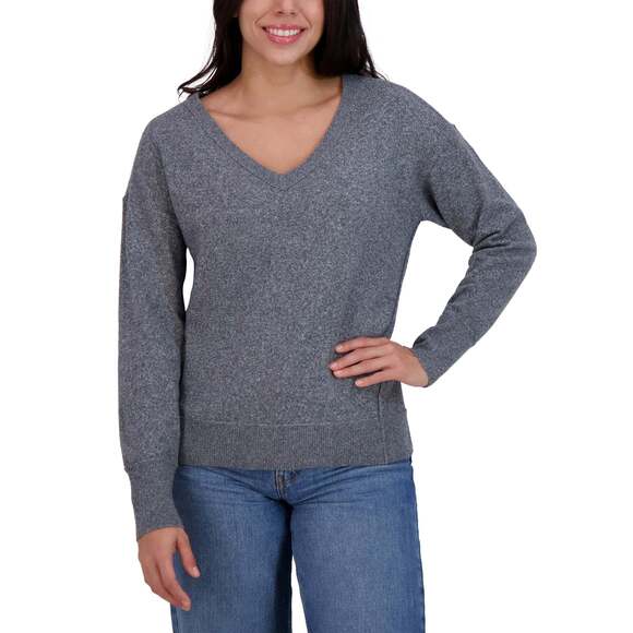 Lucky Brand Women's XXL Pullover Medium Heather Gray V-Neck H0403 - Picture 1 of 7